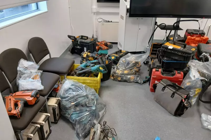Police Seize £80,000 of Suspected Stolen Tools at 'Lawless' London Car Boot Sale