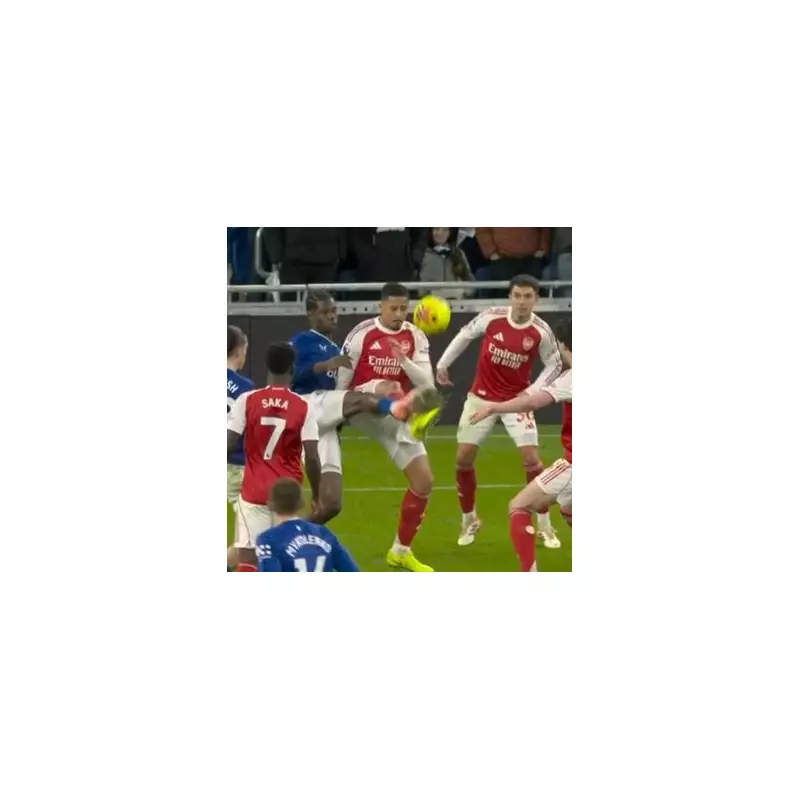 Premier League Explains Everton Penalty Denial vs Arsenal After Saliba-Barry Incident