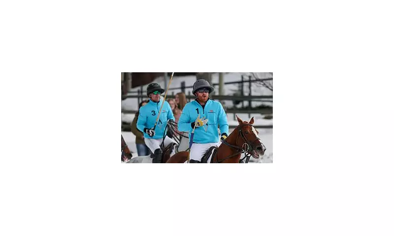 Prince Harry's Fierce Focus at Snowy Aspen Polo Championships
