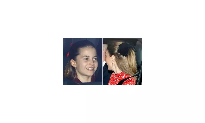 Princess Charlotte's Festive Bow Hairstyle Mirrors Kate at Royal Christmas Lunch