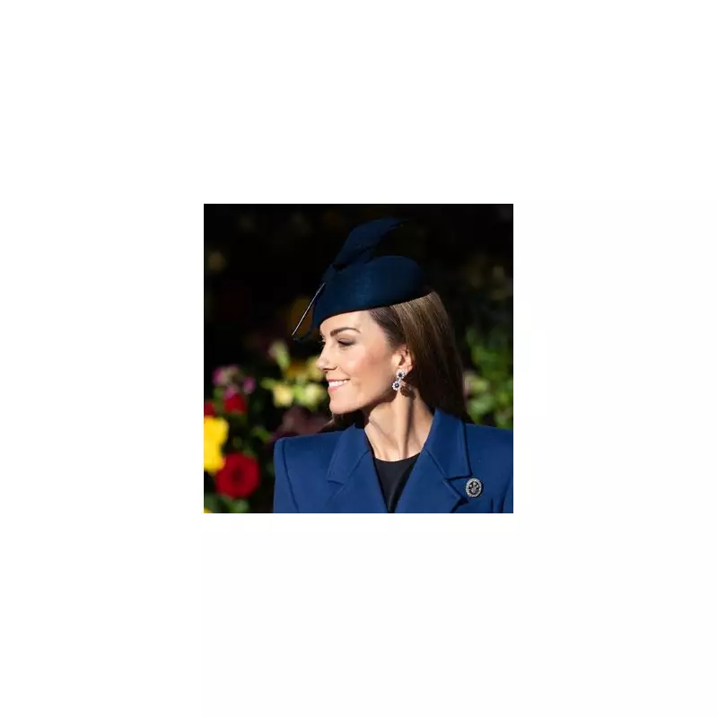 Princess Kate's Festive Outfit Nods to Diana with Burberry Dress