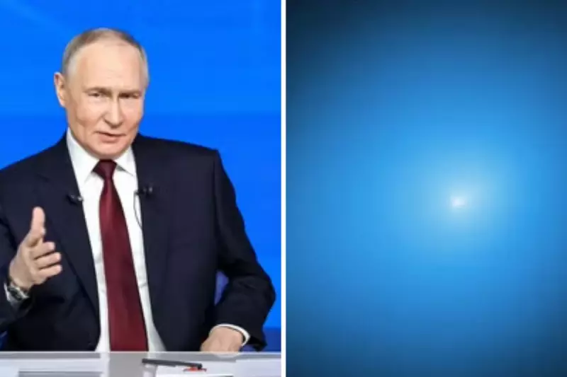 Putin Jokes About Aliens and 'Secret Weapon' Comet in Annual Q&A