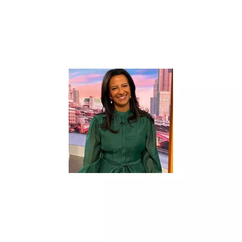 Ranvir Singh's Festive Green Dress Slashed to £48 at Debenhams