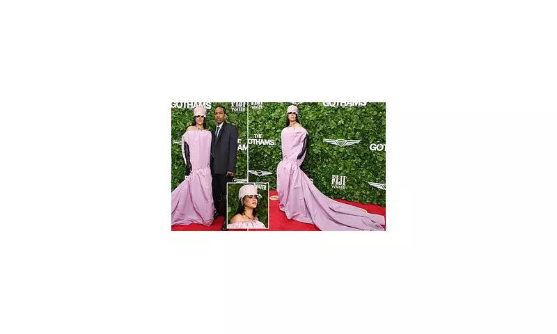 Rihanna's Pink 'Bed Sheet' Dress Sparks Fashion Debate at Gotham Awards