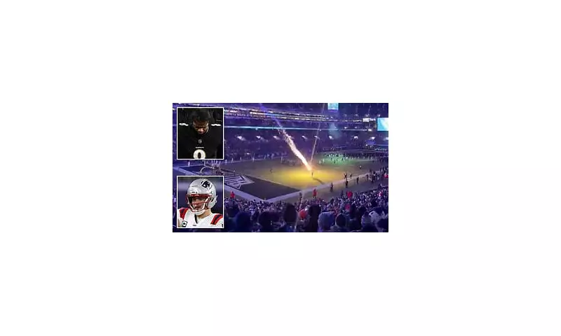 Rogue Firework Strikes Field at Ravens Game as Patriots Snatch Playoff Spot