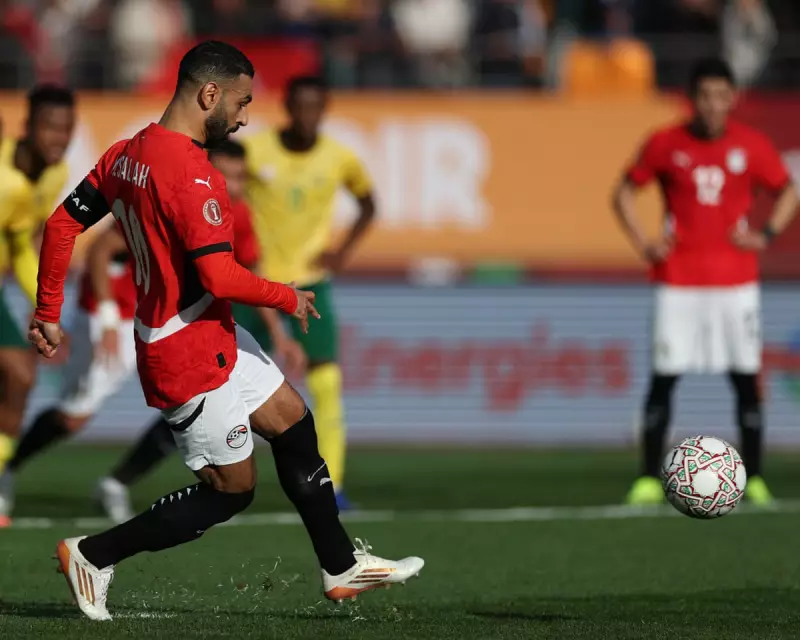 Salah Penalty Seals Egypt's Afcon Knockout Spot as 10-Man Side Beat South Africa