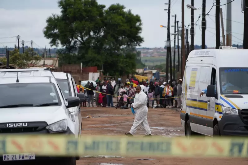South African Police Arrest 11 After Pub Mass Shooting, Probe Illegal Mining Links