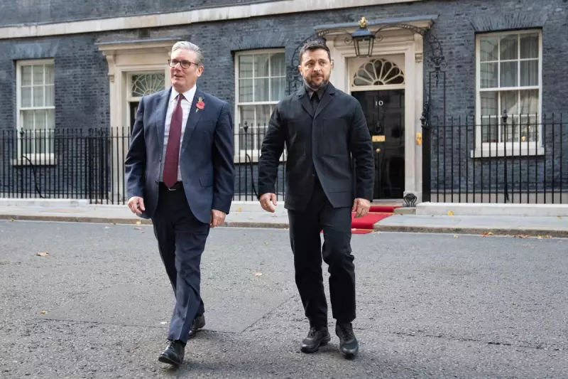 Starmer Hosts Zelensky, Macron & Merz for Ukraine Peace Talks Amid Russian Bombardment