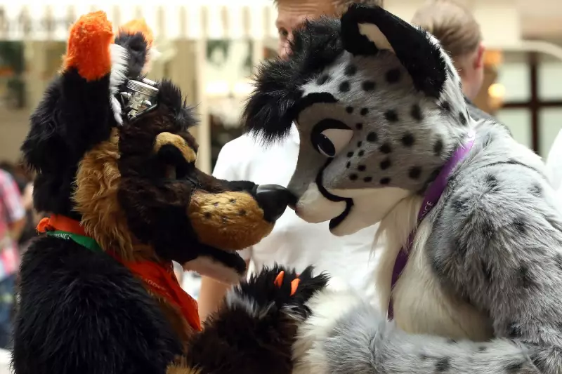 Syrian Refugee Children Delight in Furry Convention at Shared Vancouver Hotel