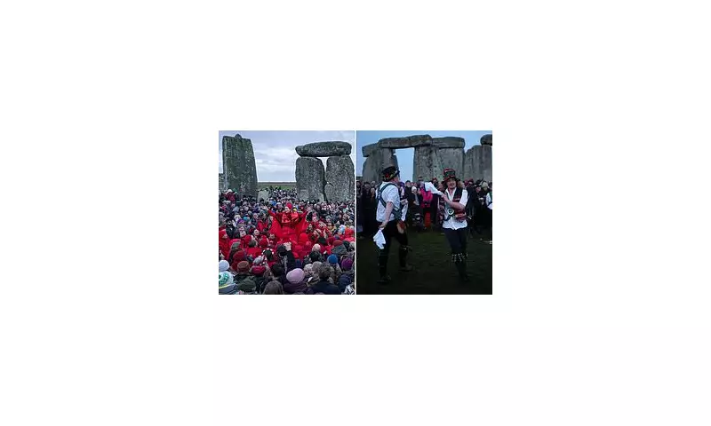 Thousands Gather at Stonehenge for Winter Solstice Sunrise on Shortest Day