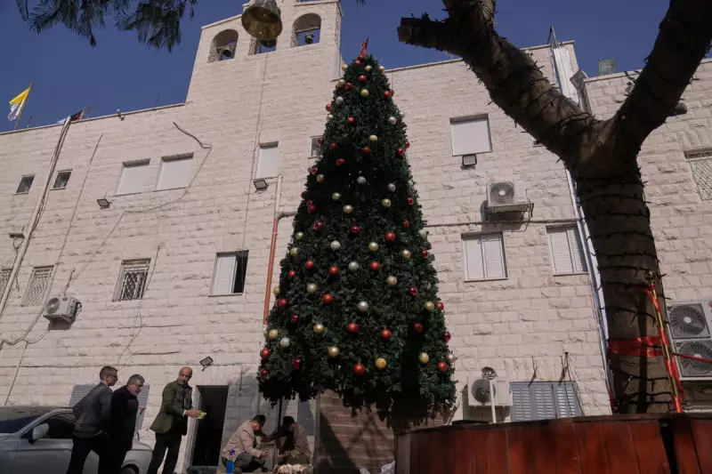 Three Arrested After Christmas Tree Arson at West Bank Catholic Church