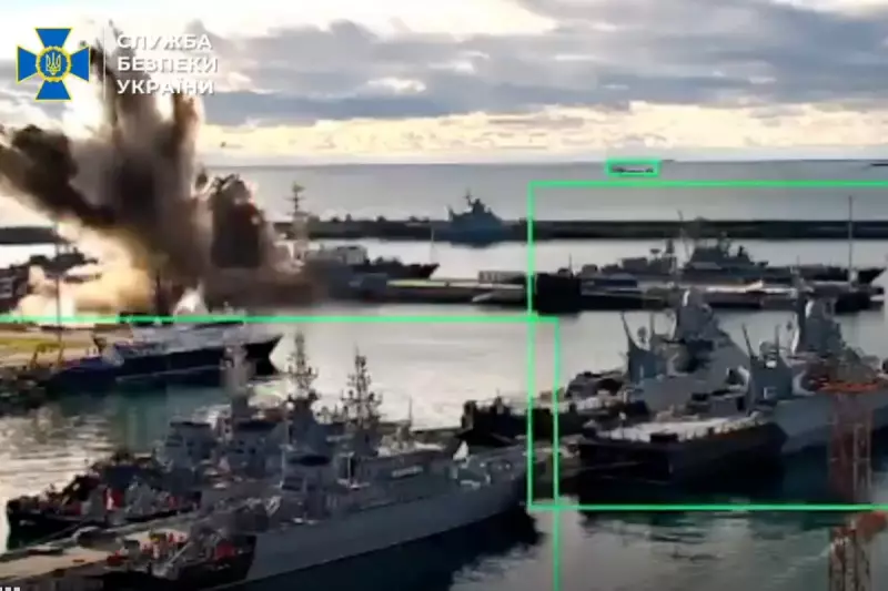 Ukraine Destroys $400m Russian Submarine in Historic Underwater Drone Strike