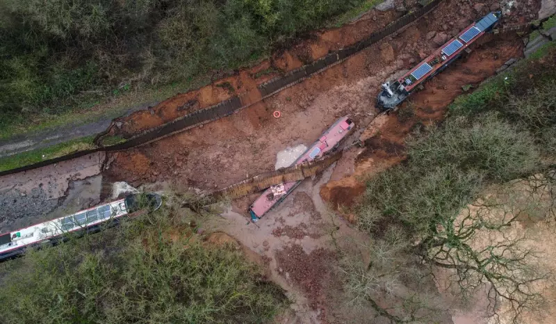 US Retirees' Canal Boat Christmas Dream Sinks After Shropshire Sinkhole