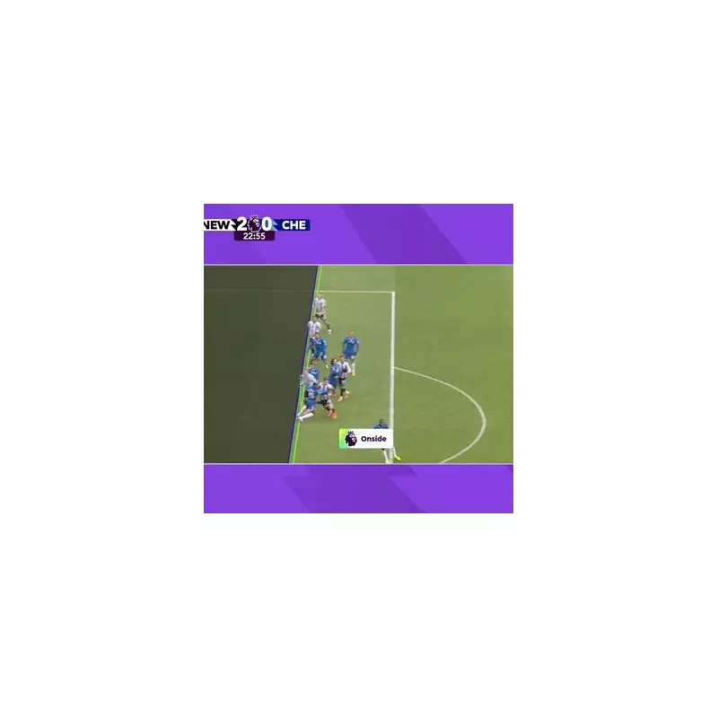 VAR Glitch Delays Newcastle Goal vs Chelsea as Offside Tech Fails