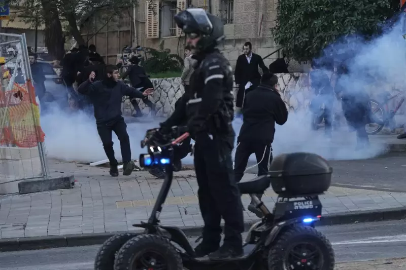 Water Cannons Deployed as Ultra-Orthodox Protests Turn Violent in Jerusalem