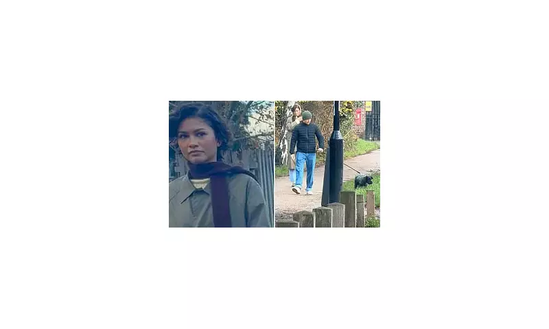 Zendaya & Tom Holland's Festive Stroll Before Christmas With His Family