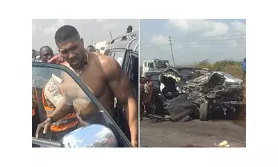 Anthony Joshua Survives Deadly Nigeria Crash That Killed Two Friends on Notorious Road