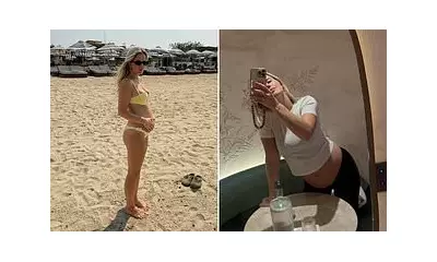 Made In Chelsea's Tabitha Willett Flaunts Baby Bump in Yellow Bikini Ahead of January Wedding