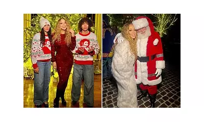 Mariah Carey Shares Rare Festive Photo with 14-Year-Old Twins in Heartwarming Christmas Snap