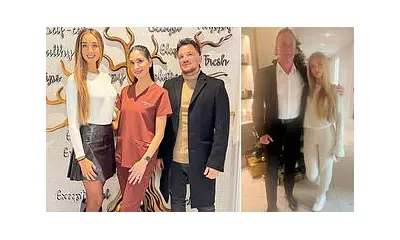 Peter Andre's Family Tries New 3D ReFirm Skin Treatment in Windsor