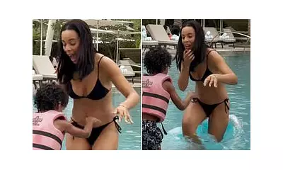 Rochelle Humes, 36, sizzles in bikini on family holiday as dream home nears completion