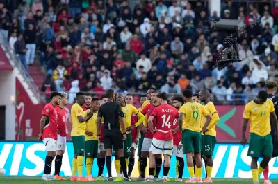 Salah Penalty Seals Controversial Egypt Win Over 10-Man South Africa