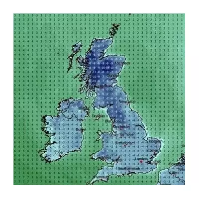 UK Braces for -14C Arctic Blast and 40cm Snow as Maps Turn Dark Blue