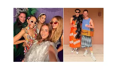 Zoe & Hamish Blake Host 'Anything But Clothes' Party: A-List's Creative Costumes