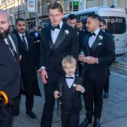 Adam Peaty Marries Holly Ramsay with Son George, 5, as Adorable Groomsman