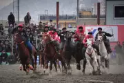 Afghanistan's Buzkashi Final Draws Crowds and Taliban Officials Near Kabul