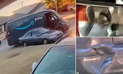 Amazon Driver Caught on Camera in Hit-and-Run on Parked Car in Oklahoma