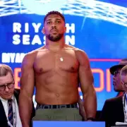 Anthony Joshua Weighs In 30lb Heavier Than Jake Paul Ahead of Miami Fight
