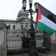 Armed Police Deploy at Belfast City Hall as Palestinian Flag Raised After Vote