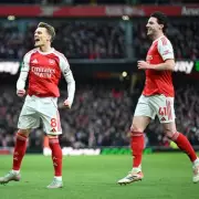 Arsenal Top Premier League After 2-1 Win Over Brighton: Odegaard & Rice Shine