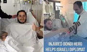 Bondi hero rabbi, 20, pictured after saving police officer in terror attack