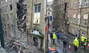 Bradford Building Collapse: Terrifying Moment Caught on Camera