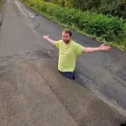 Britain's Deepest Pothole: Waist-Deep Cavity Finally Filled After 40 Years