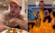 Brooklyn Beckham's shirtless cooking video fuels feud rumours after Thanksgiving