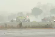 Business Jet Crashes and Erupts in Flames at North Carolina Airport