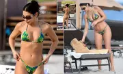 Chantel Jeffries, 33, Shows Off Bikini Body in Miami Beach Winter Sun