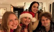 Christie Brinkley Shares Rare Family Photo with All Three Children at Christmas