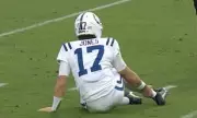 Daniel Jones' Agony: Colts QB Suffers Achilles Injury, Slams Helmet in Frustration