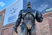 Detroit's 11-Foot RoboCop Statue Finally Stands Guard After 15-Year Quest