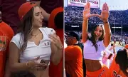 Ex-Adult Star Abella Danger Spotted at Miami's CFP Win, Sparks Social Media Frenzy
