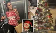 Georgia Love Flaunts 'Ugly' Christmas Tree & Quirky Ornaments in Festive Post