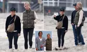 Gwyneth Paltrow's Santa Barbara Beach Stroll with Seinfeld & David Amid Film Comeback
