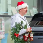 I'm A Celeb's Aitch Spotted in Festive Manchester Shopping Spree