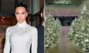 Kim Kardashian's £10k Christmas Forest: 50 Trees Spark Fan Backlash