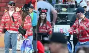 Macaulay Culkin & Brenda Song's Disneyland Day: Matching Jumpers & Family Fun