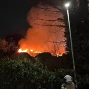 Major Fire Engulfs Historic Brighouse Ritz Nightclub in Yorkshire